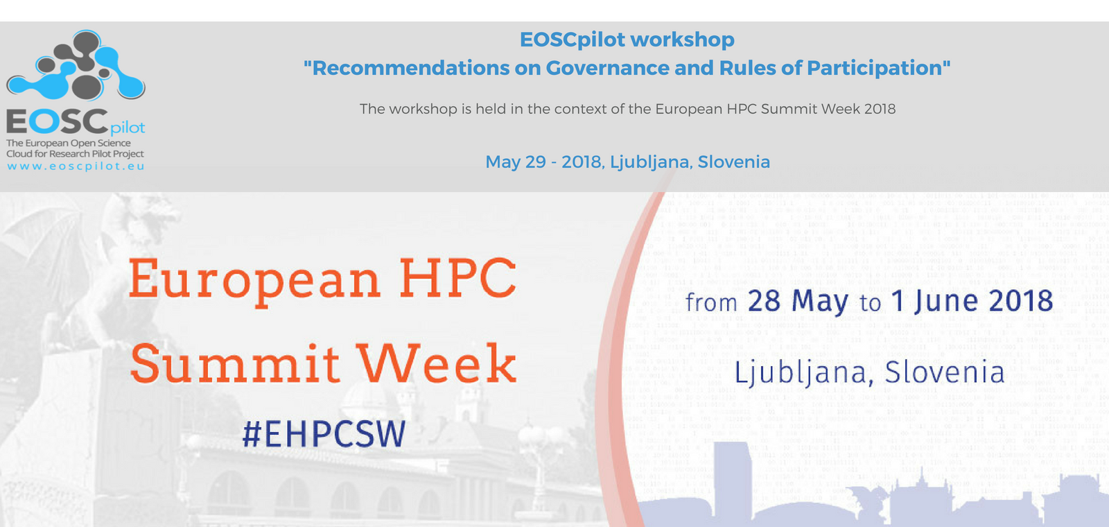 EOSCpilot workshop: recommendations on Governance and Rules of Participation 