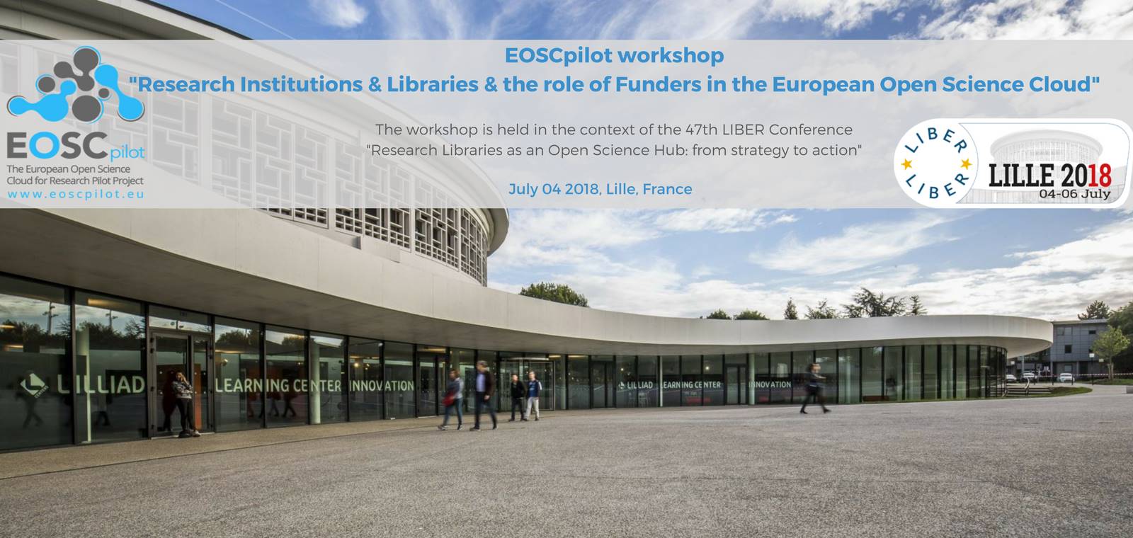 EOSCpilot Workshop: Research Institutions and Libraries and the role of Funders in the European Open Science Cloud